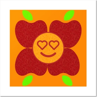 Love Apples and Oranges Flower Posters and Art